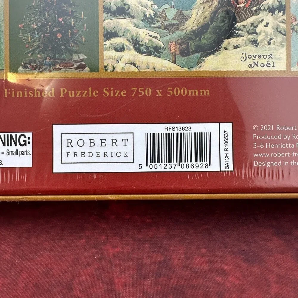 CHRISTMAS COLLAGE 1000 PIECE PUZZLE FINISHED SIZE 750 X 500 mm,